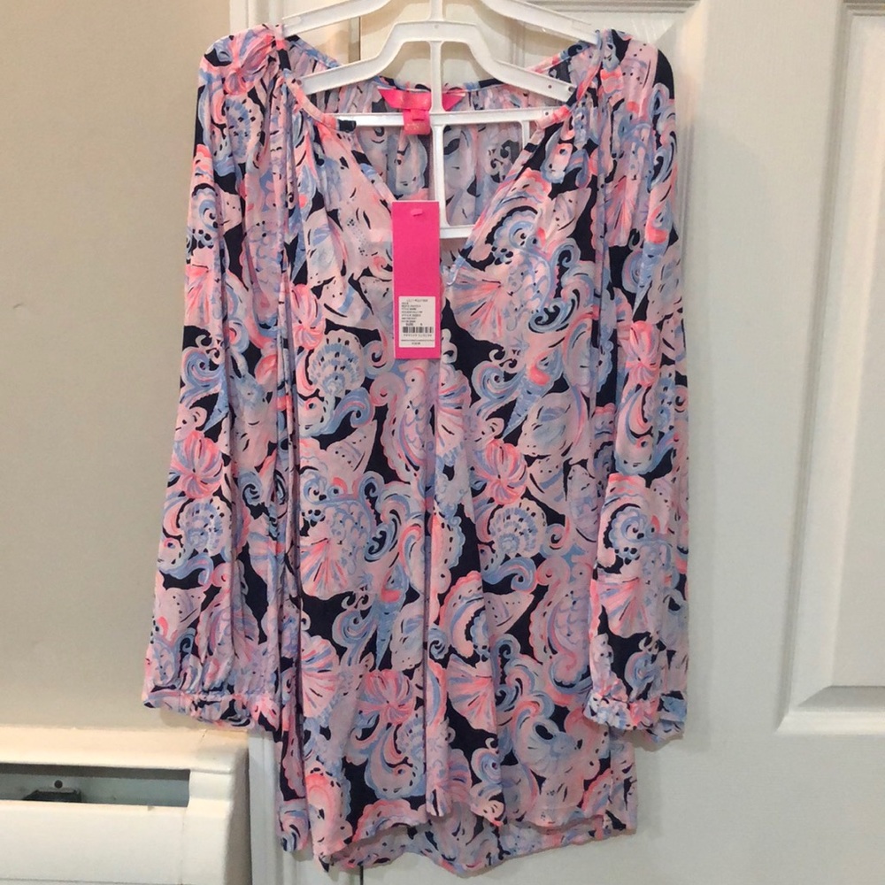 Lilly Pulitzer 3/4 Sleeve Willa Top